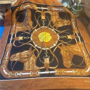 Valentina Fiore horse scarf - vintage